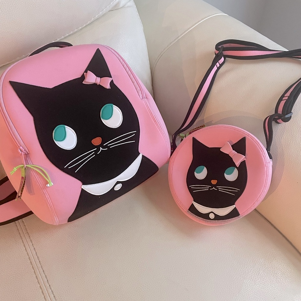 NWT bookbag and crossbody set. Sized Age 2-7